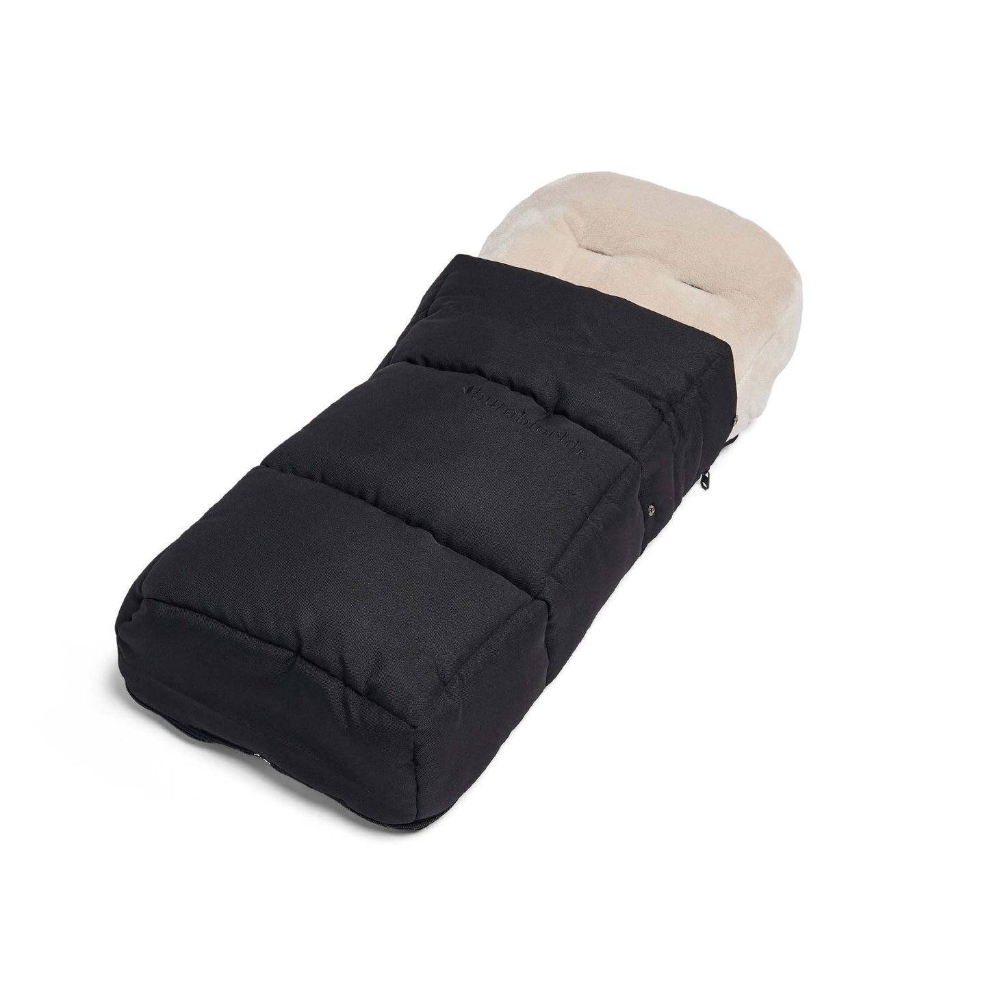2020 Bumbleride Cold Weather Footmuff in Matte Black - Top Flipped Back