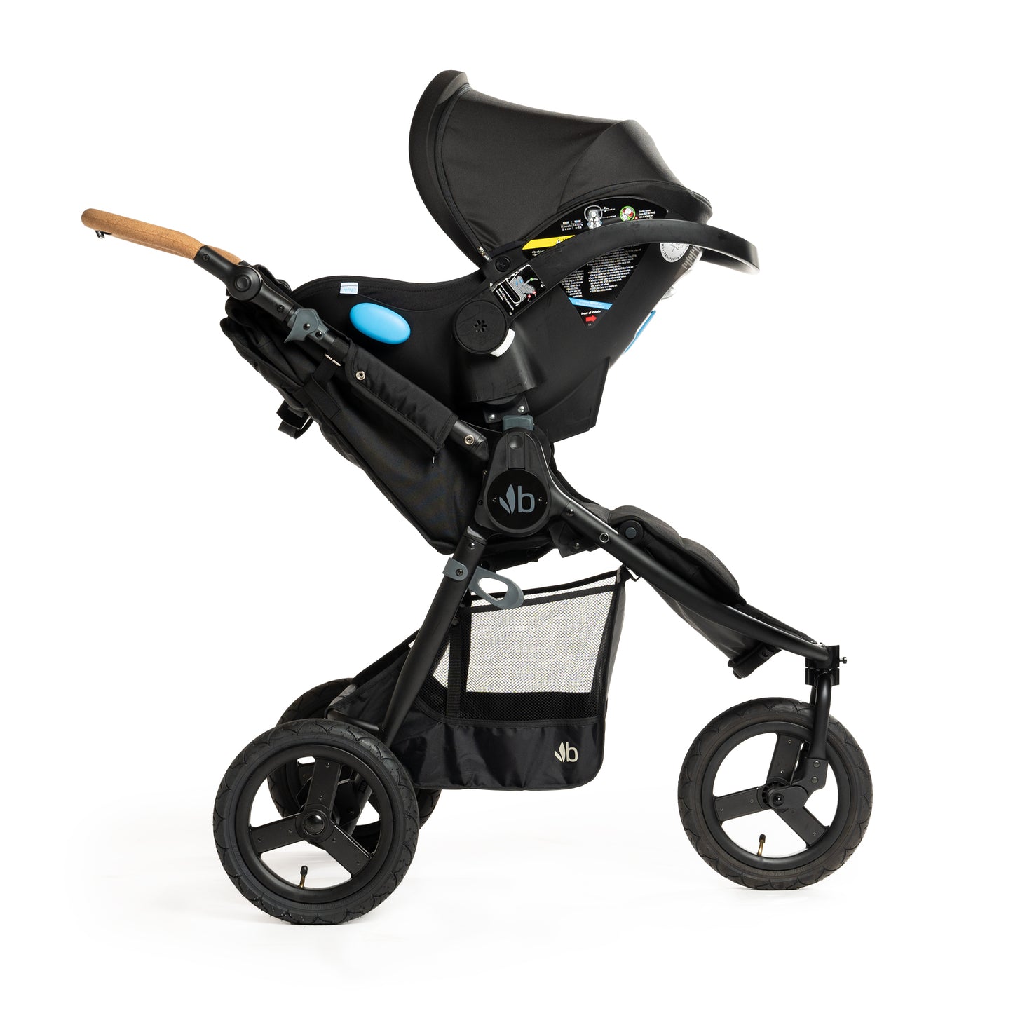 Clek Liing CarSeat  - Indie Stroller - Black