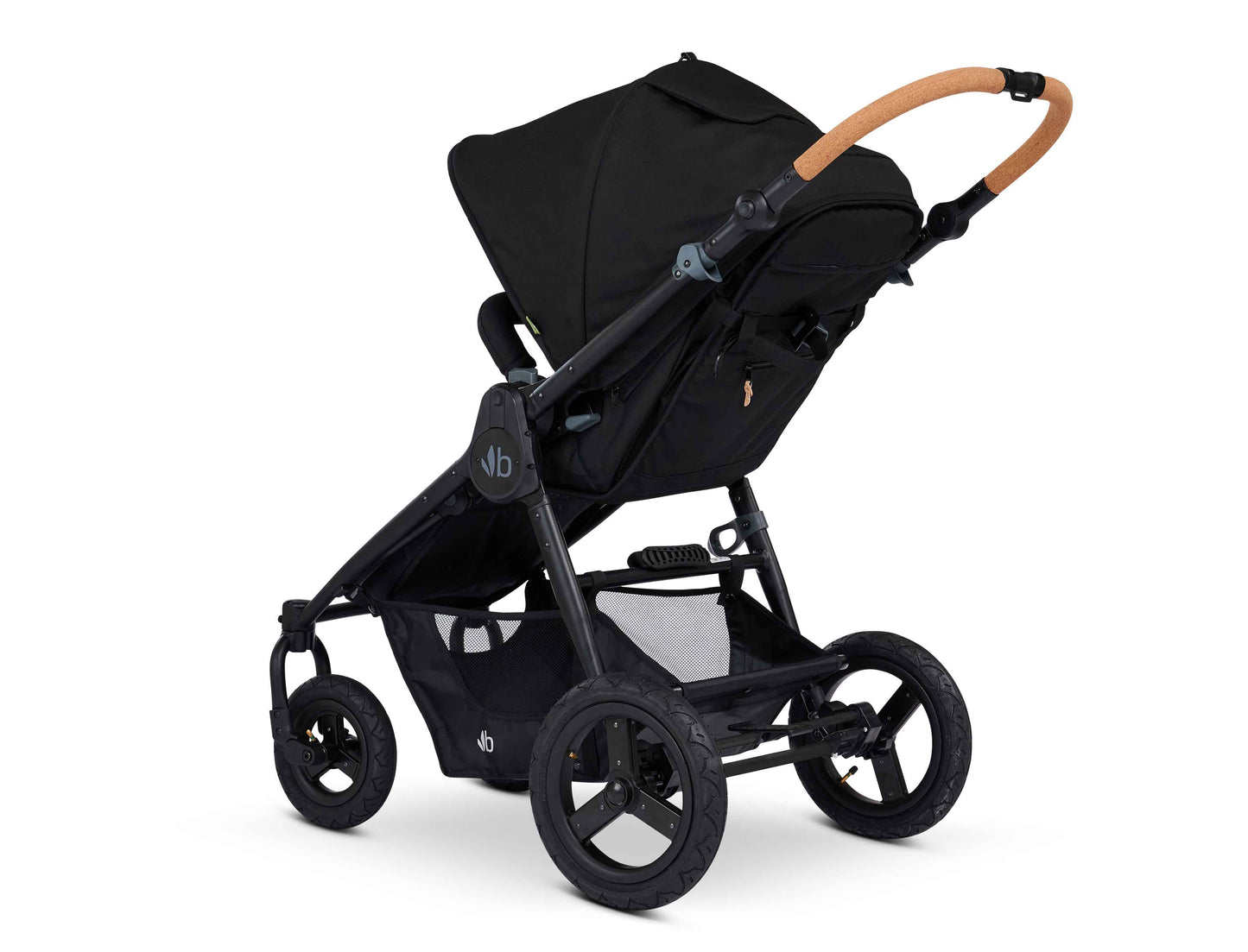 Bumbleride Era Reversible Stroller in Black - Premium Black Frame - Back View - New Collection 2022
