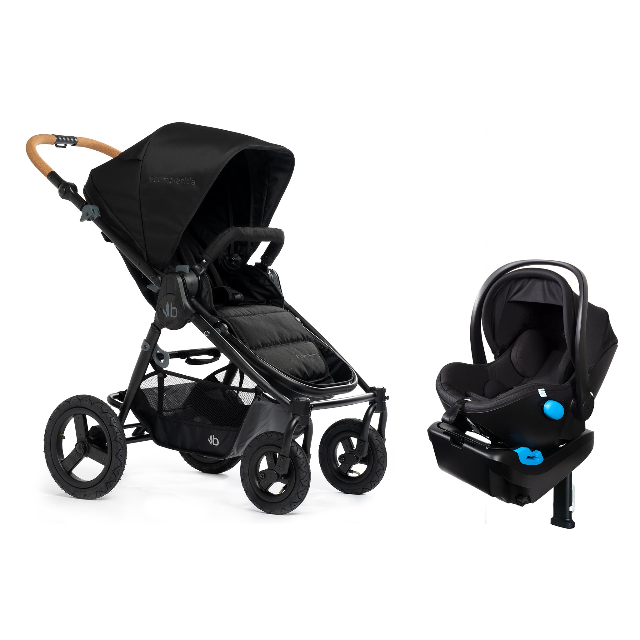 Bumbleride Era Black + Clek Liing Railroad Travel System