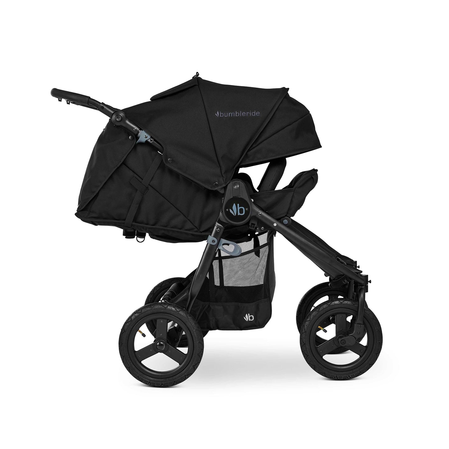 
                  
                    Bumbleride Indie Twin Stroller in Black - Premium Bla... Frame - Infant Mode. New Collection 2022.
                  
                