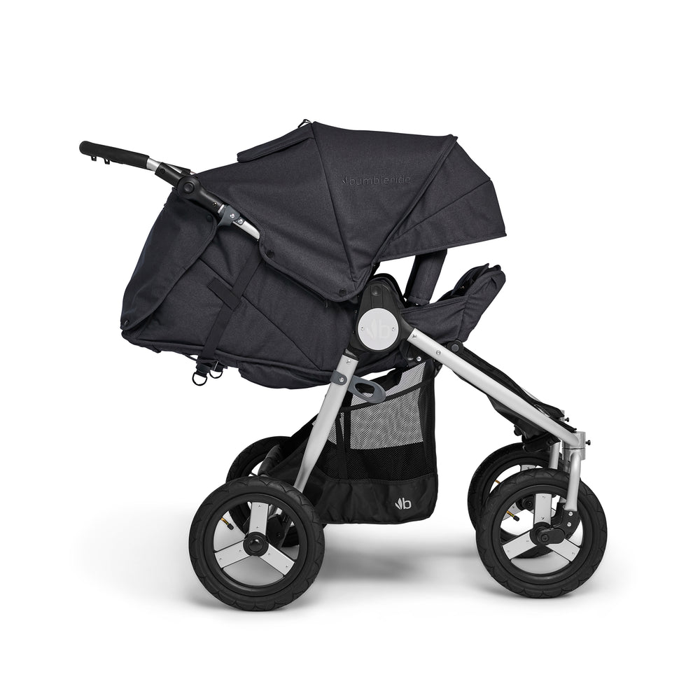 
                  
                    Bumbleride Indie Twin Stroller in Dusk - Premium Textile - Infant Mode. New Collection 2022.
                  
                