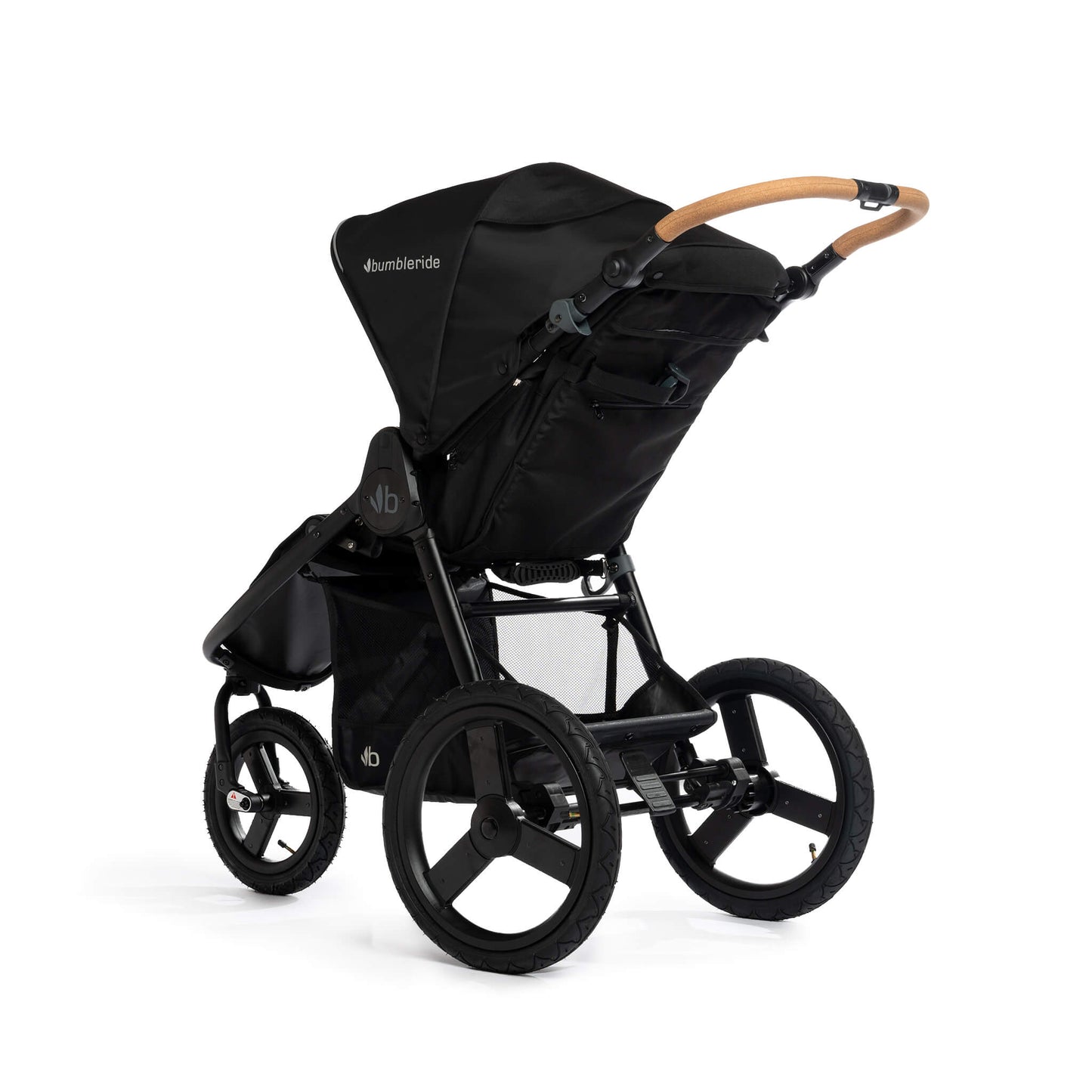 Bumbleride - Speed - Black - Back View - Jogging Stroller - 2024 Collection