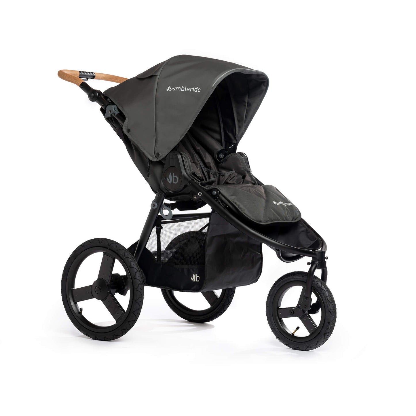 Bumbleride - Speed - Storm - 3/4th View - Jogging Stroller - 2024 Collection
