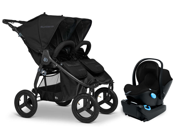 Bumbleride Indie Twin Black Clek Liing Railroad Travel System singl