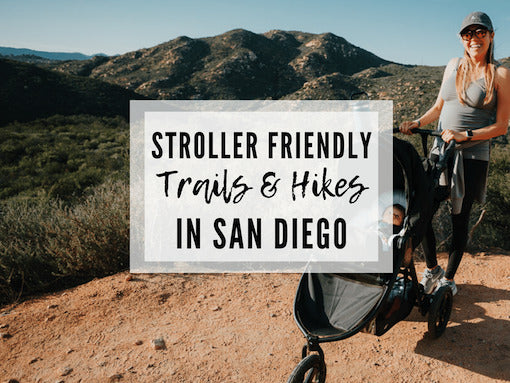 Picture of Chelsey on mountain with Indie all terrain stroller