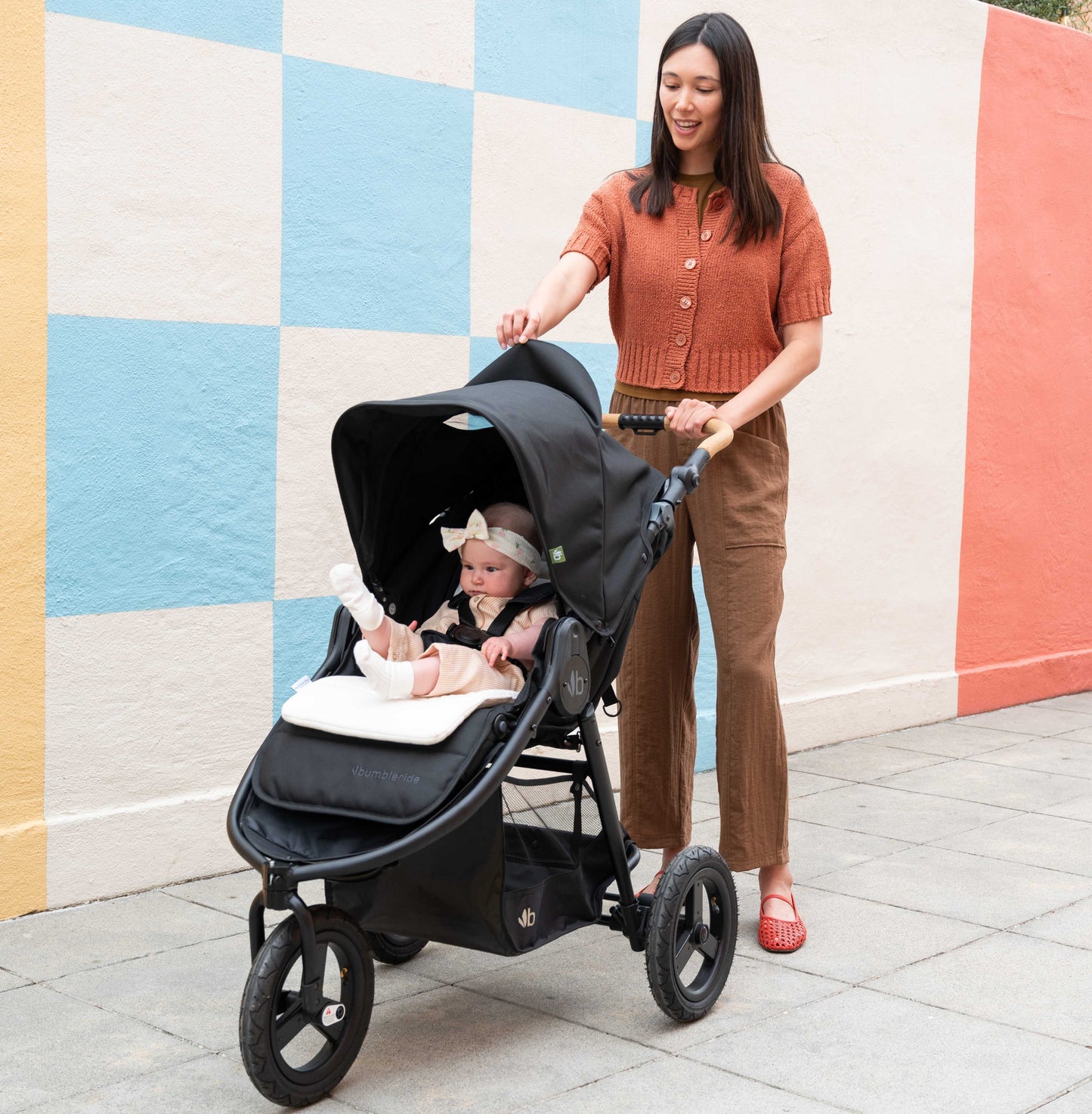 organic baby stroller Bumbleride Organic Cotton Seat Liner
