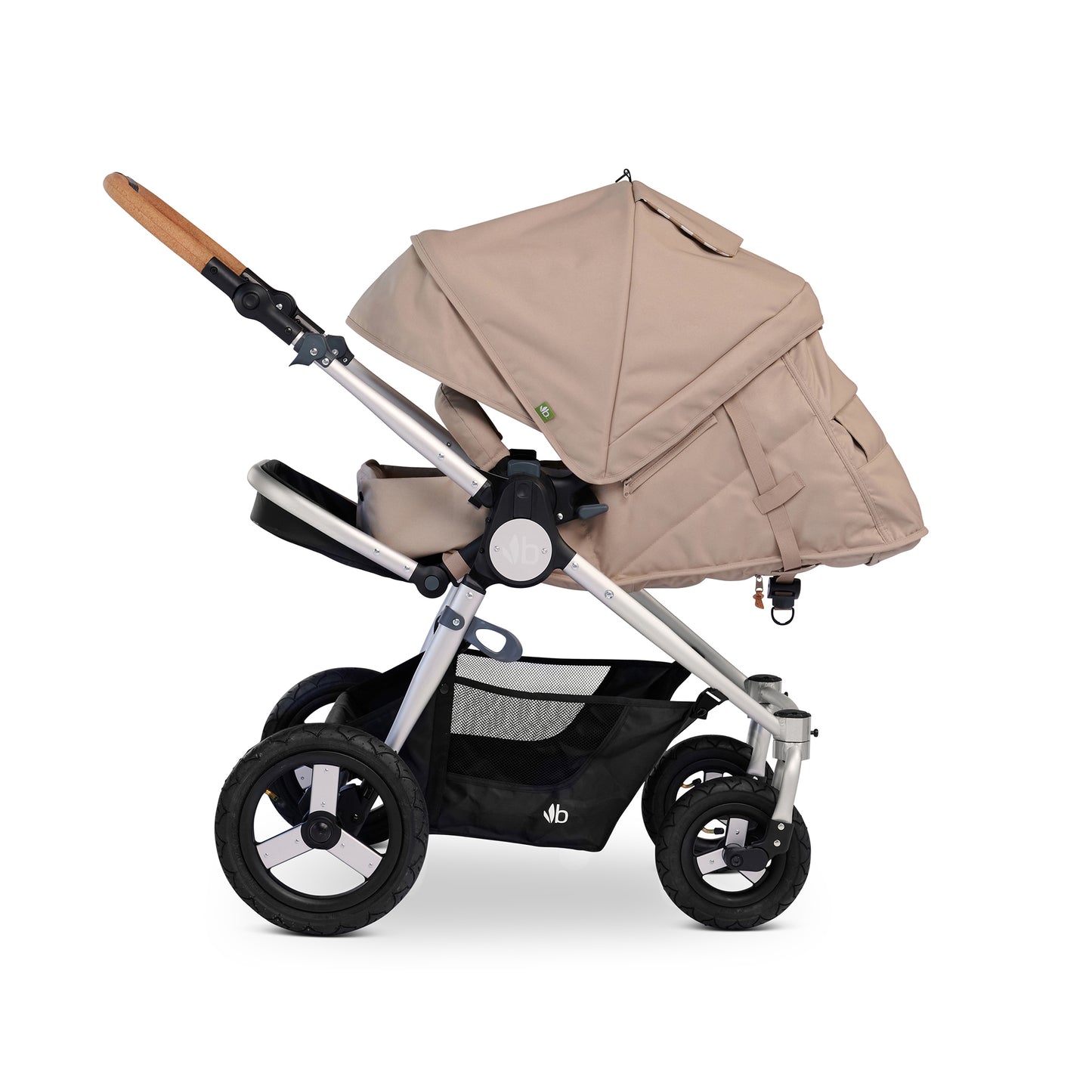 
                  
                    Bumbleride Era Reversible Stroller in Sand - Infant Mode Seat View - New Collection
                  
                