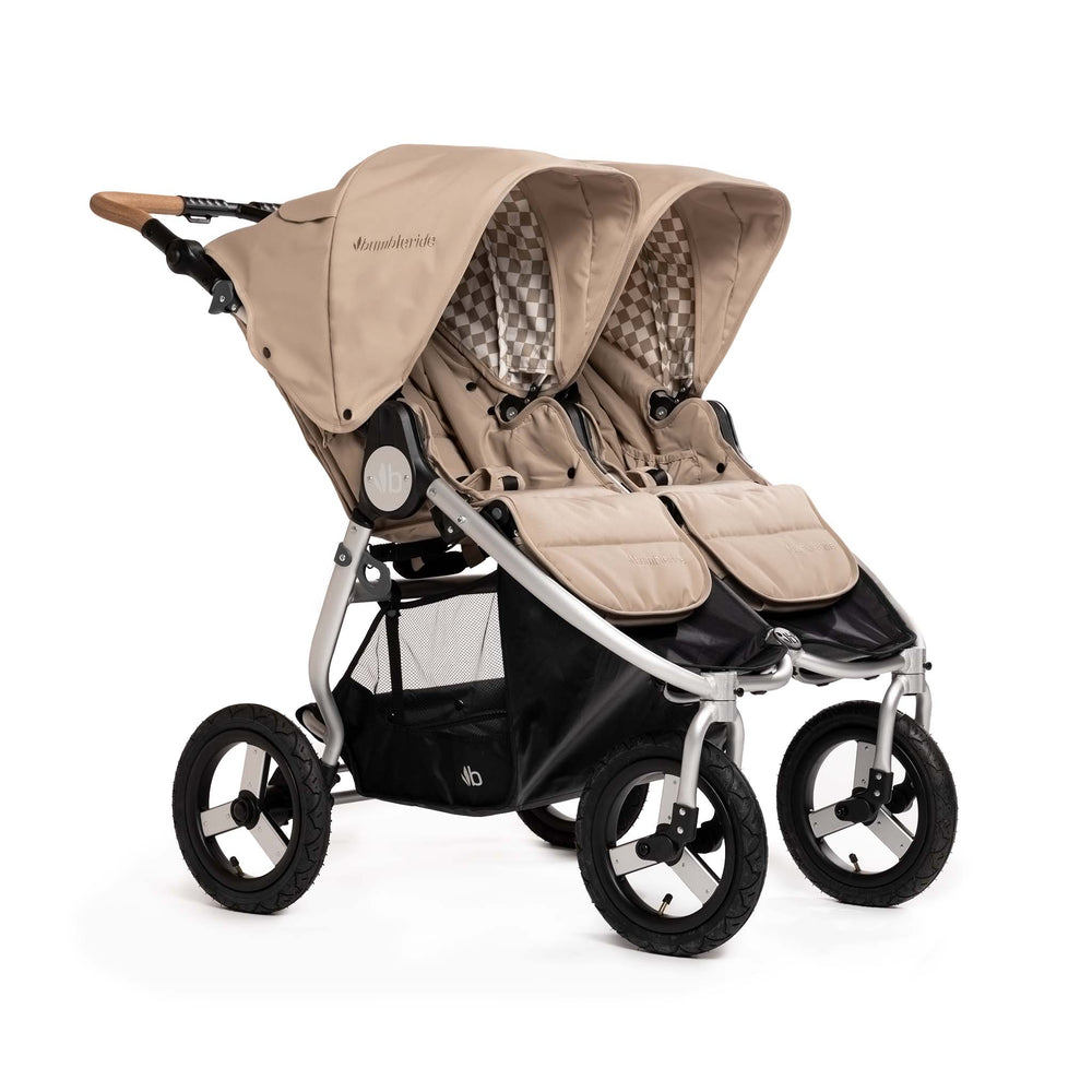 
                      
                        Bumbleride Indie Twin - Sand - 3/4th View - 2024 Collection
                      
                    