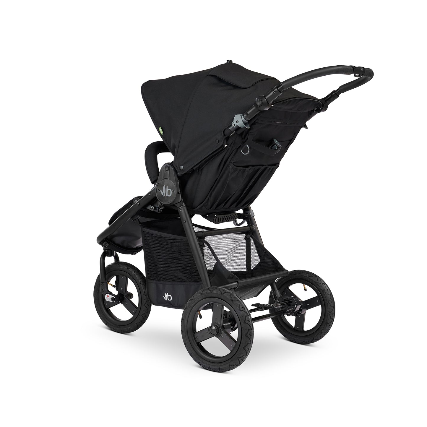 
                  
                    Bumbleride Indie All Terrain Stroller in Black - Premium Black Frame - Back Rear View -  New Collection 2022
                  
                