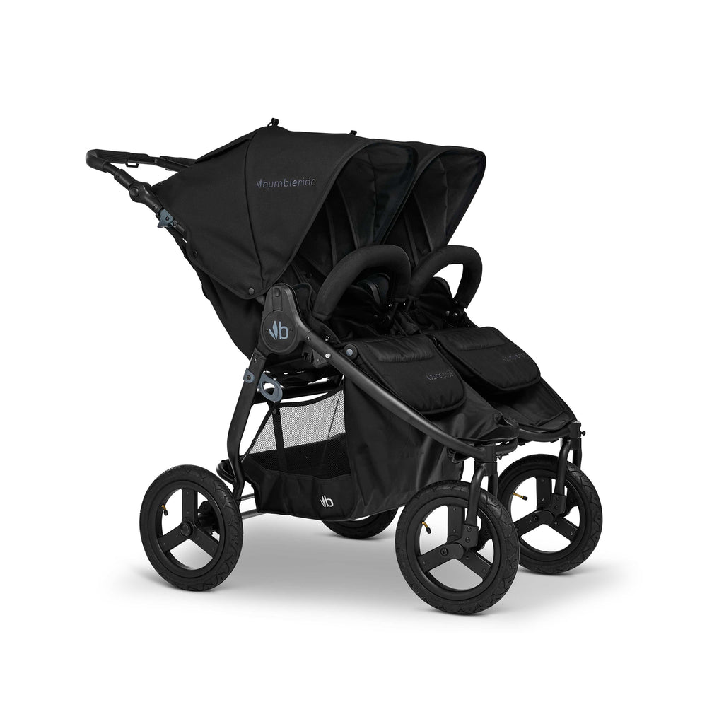 Bumbleride Indie Twin Stroller in Black - Premium Black Frame - New Collection 2022.