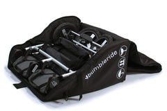 Bumbleride Indie Twin Travel Bag - Open with Indie Twin inside