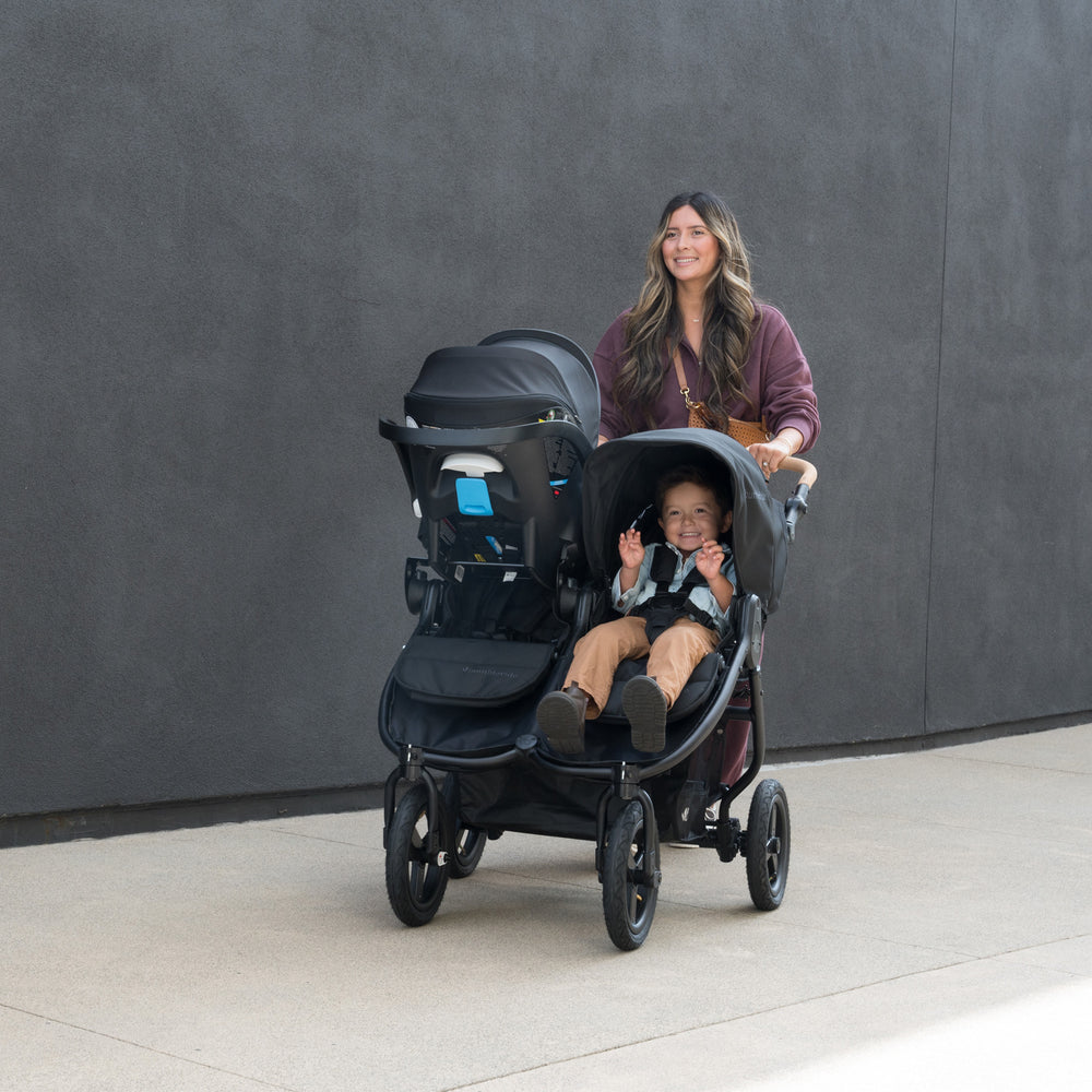 
                      
                        Bumbleride Indie Twin Black + Clek Liing Railroad Ziip Travel System (single seat)
                      
                    