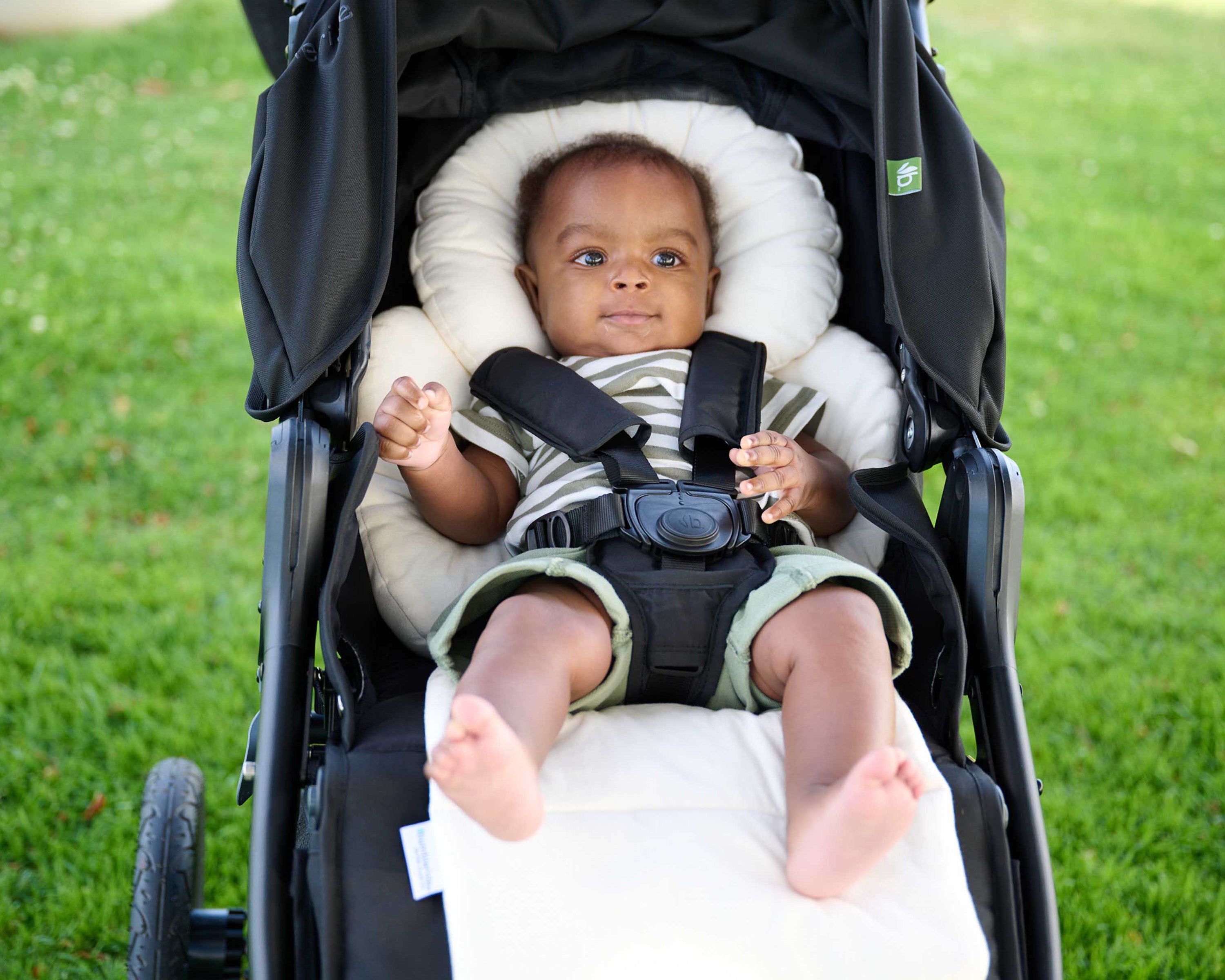 Infant in stroller online