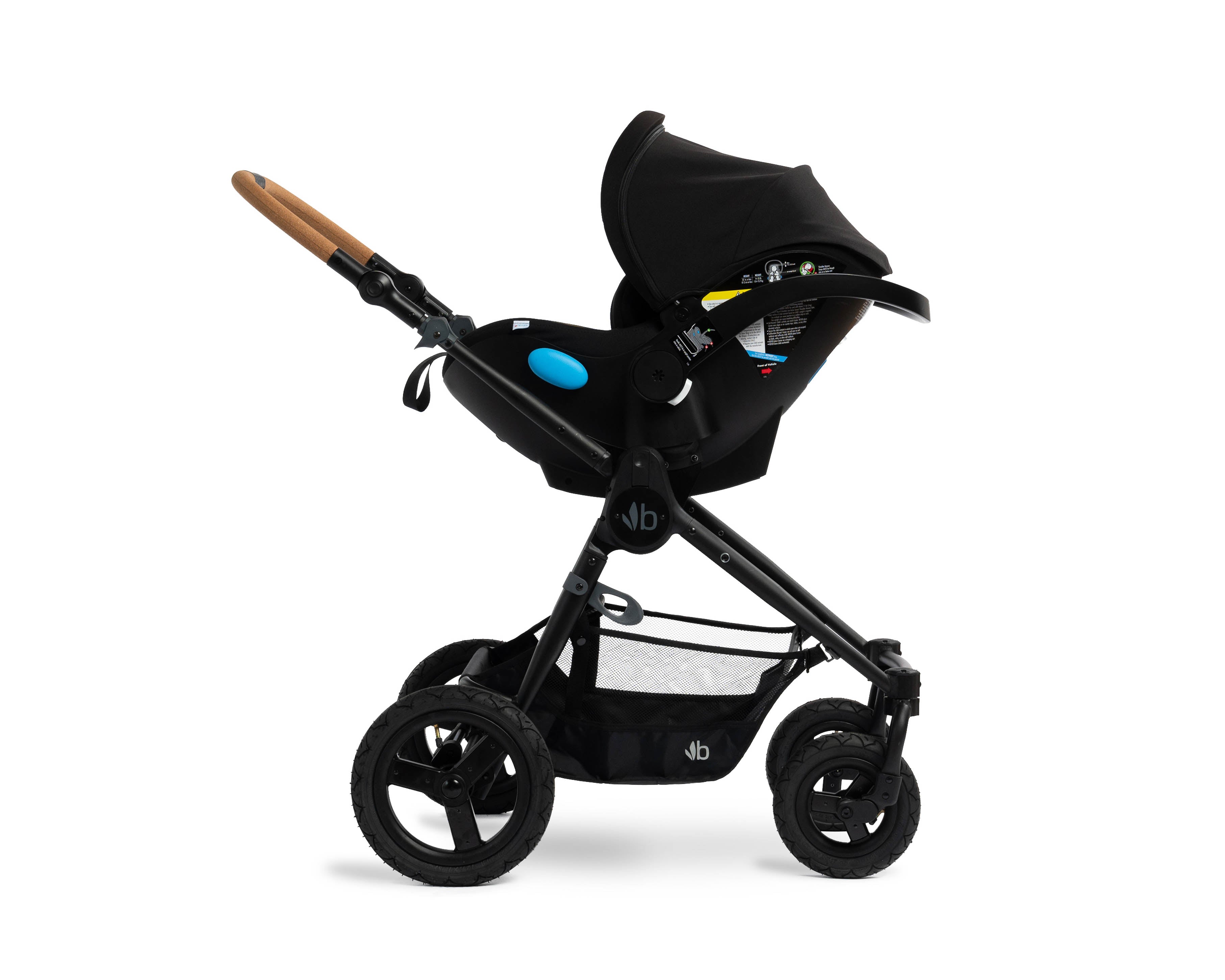 Bumbleride Era Black + Clek Liing Railroad Travel System