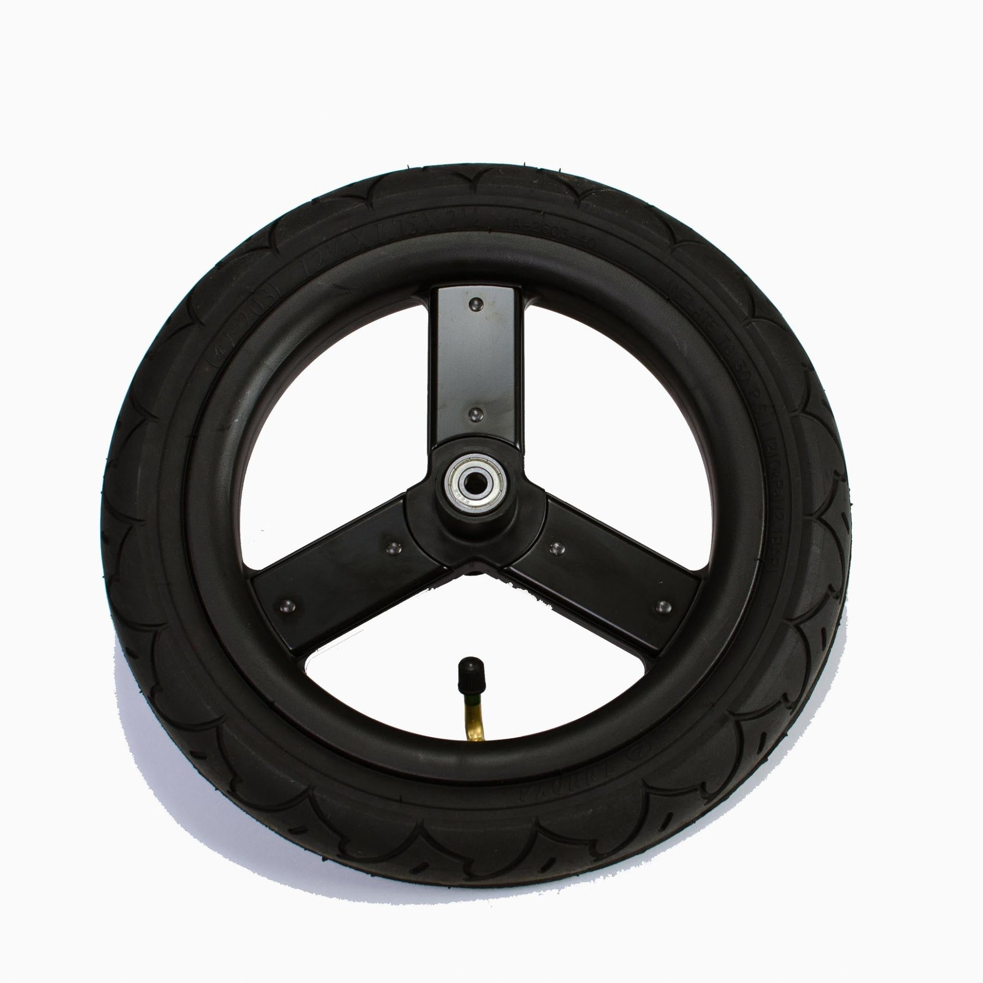 contours double stroller wheel replacement 2016-2025 Matte Black Indie/ Speed/ Indie Twin Front Wheel