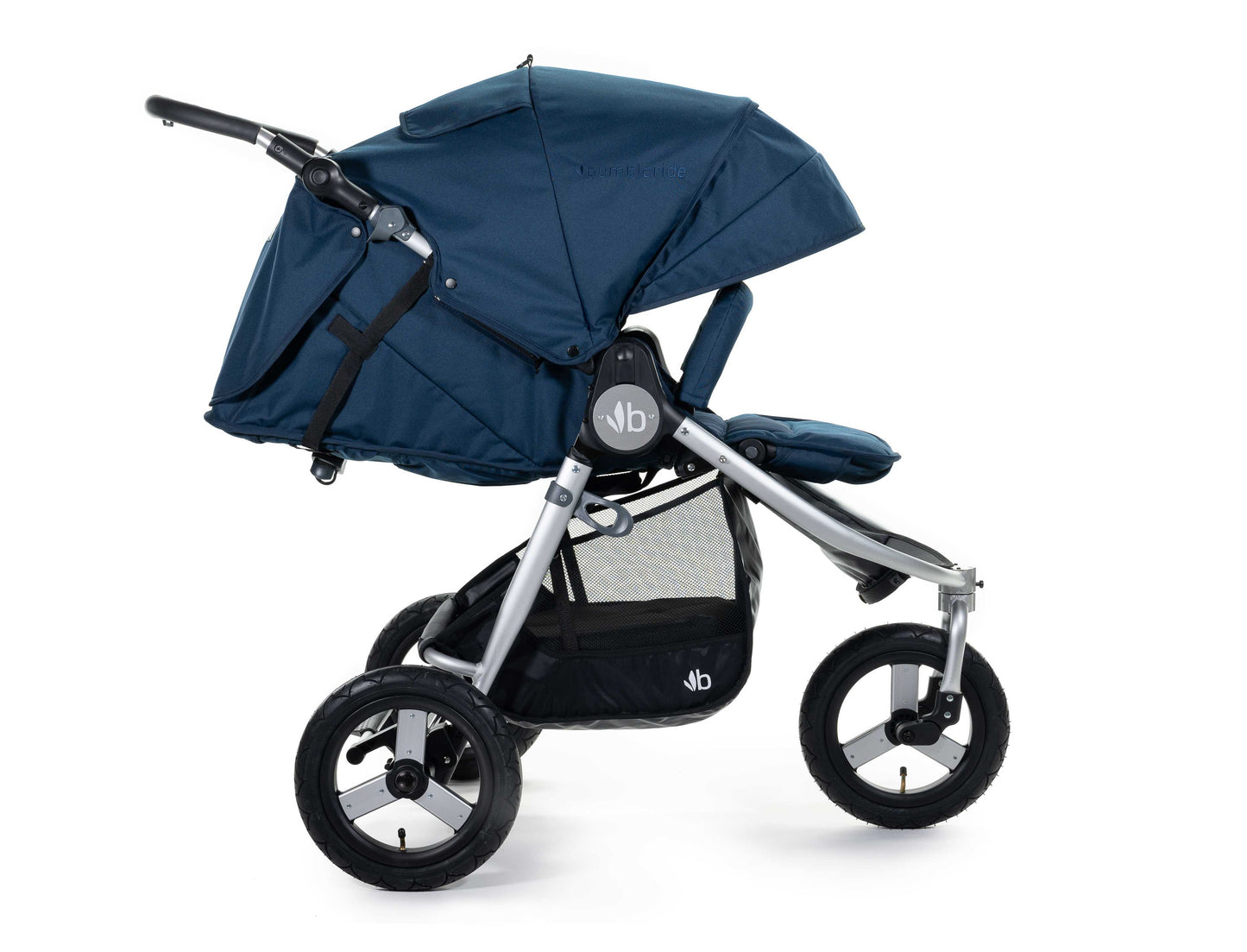 2020 Bumbleride Indie All Terrain Stroller in Maritime Blue - Profile