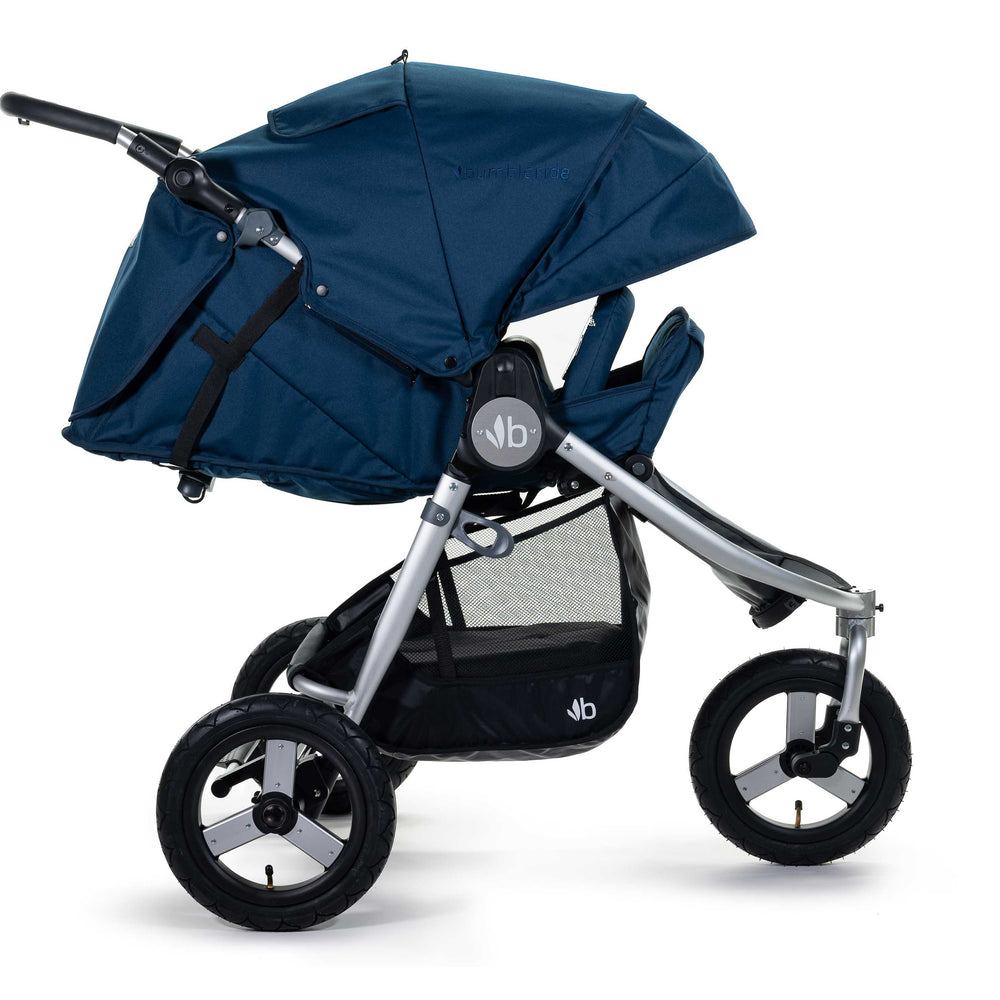 
                      
                        2020 Bumbleride Indie All Terrain Stroller in Maritime Blue - Infant Mode
                      
                    