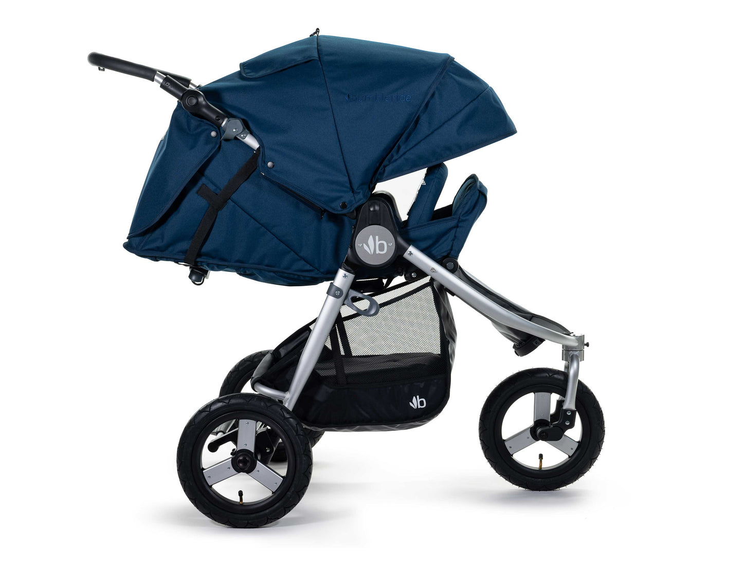 2020 Bumbleride Indie All Terrain Stroller in Maritime Blue - Infant Mode