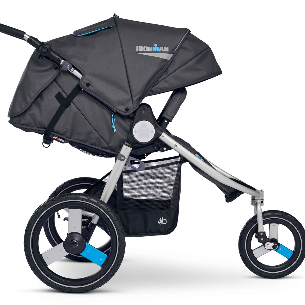 
                      
                        IRONMAN jogging stroller by bumbleride - Reclined.  New Collection 2022.
                      
                    