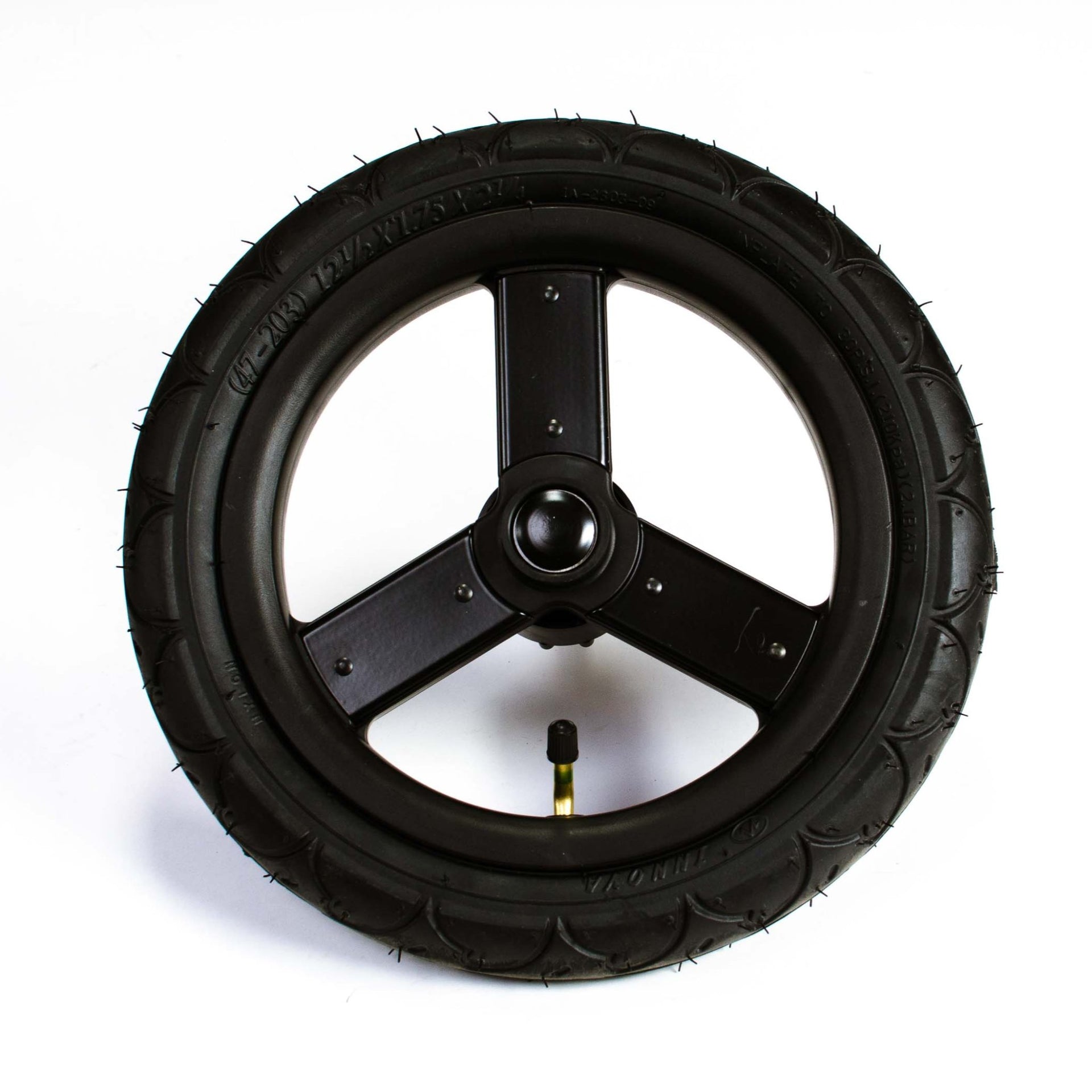 evenflo pivot replacement wheels 2009-2025 Matte Black Indie/ Indie 4/ Indie Twin Rear Wheel