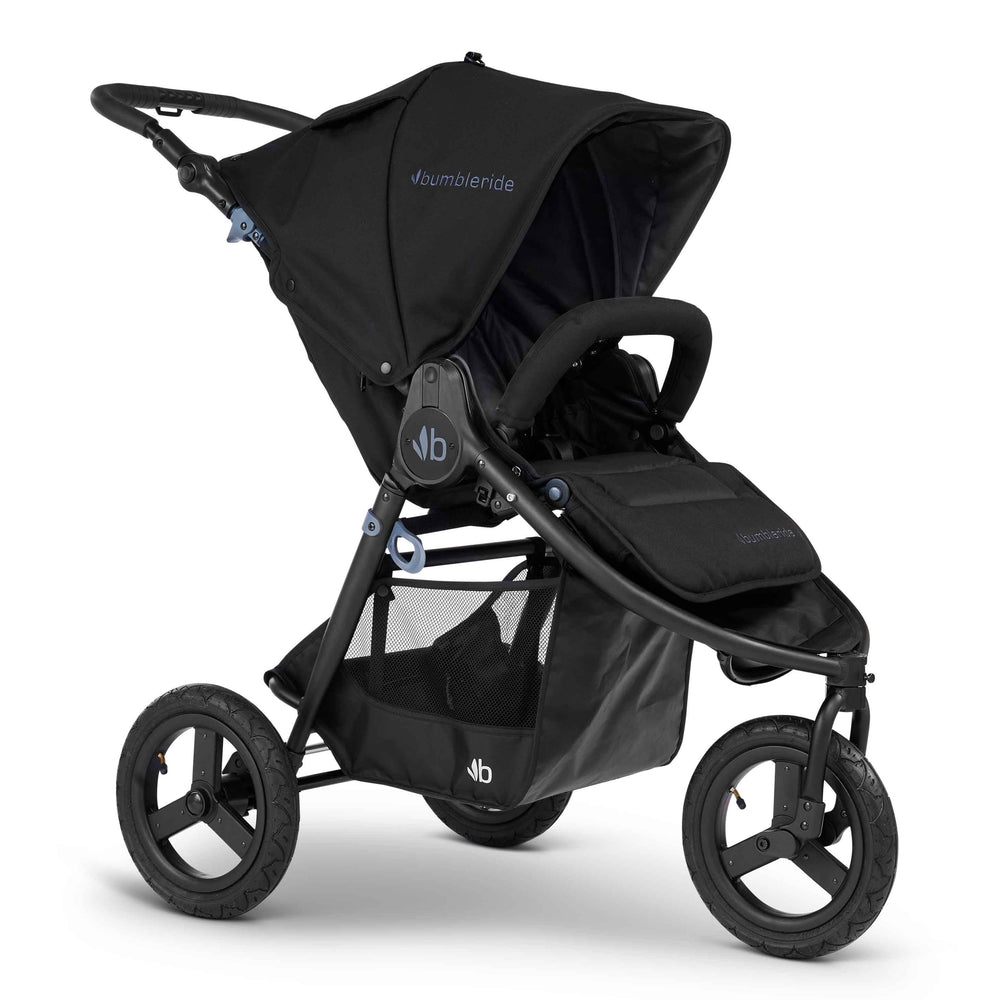 
                      
                        Bumbleride Indie All Terrain Stroller in Black - Premium Black Frame -  New Collection 2022
                      
                    