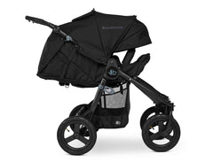 Bumbleride Indie Twin Stroller in Black - Premium Black Frame - Infant Mode. New Collection 2022.
