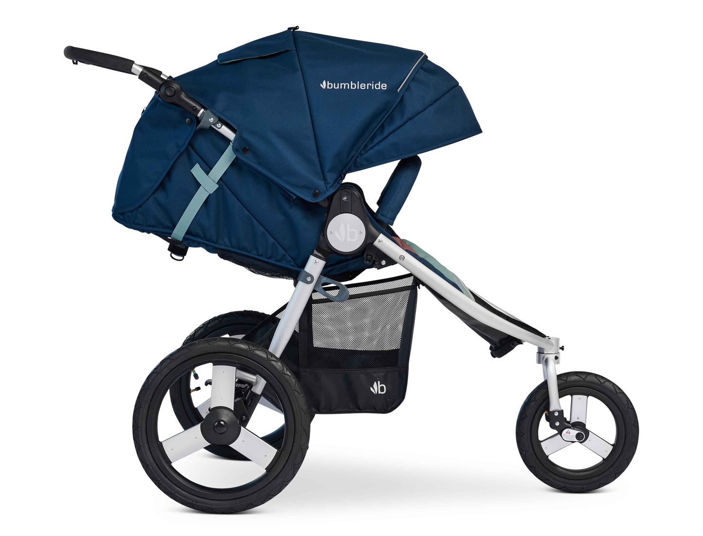 Bumbleride Speed Jogging Stroller in Supernova - Reclined.  New Collection 2022.