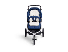 Bumbleride Indie All Terrain Stroller in Maritime with Organic Cotton Infant Insert Attached