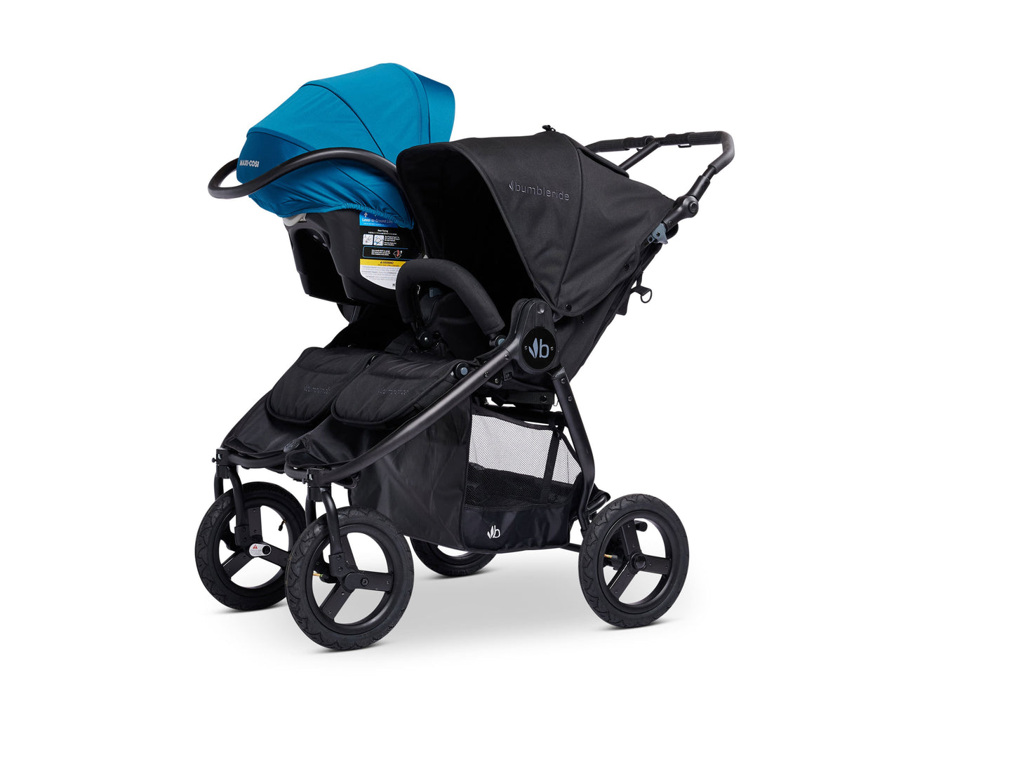 double stroller with infant car seat attachment 2022 Bumbleride Indie Twin Car Seat Adapter, Single