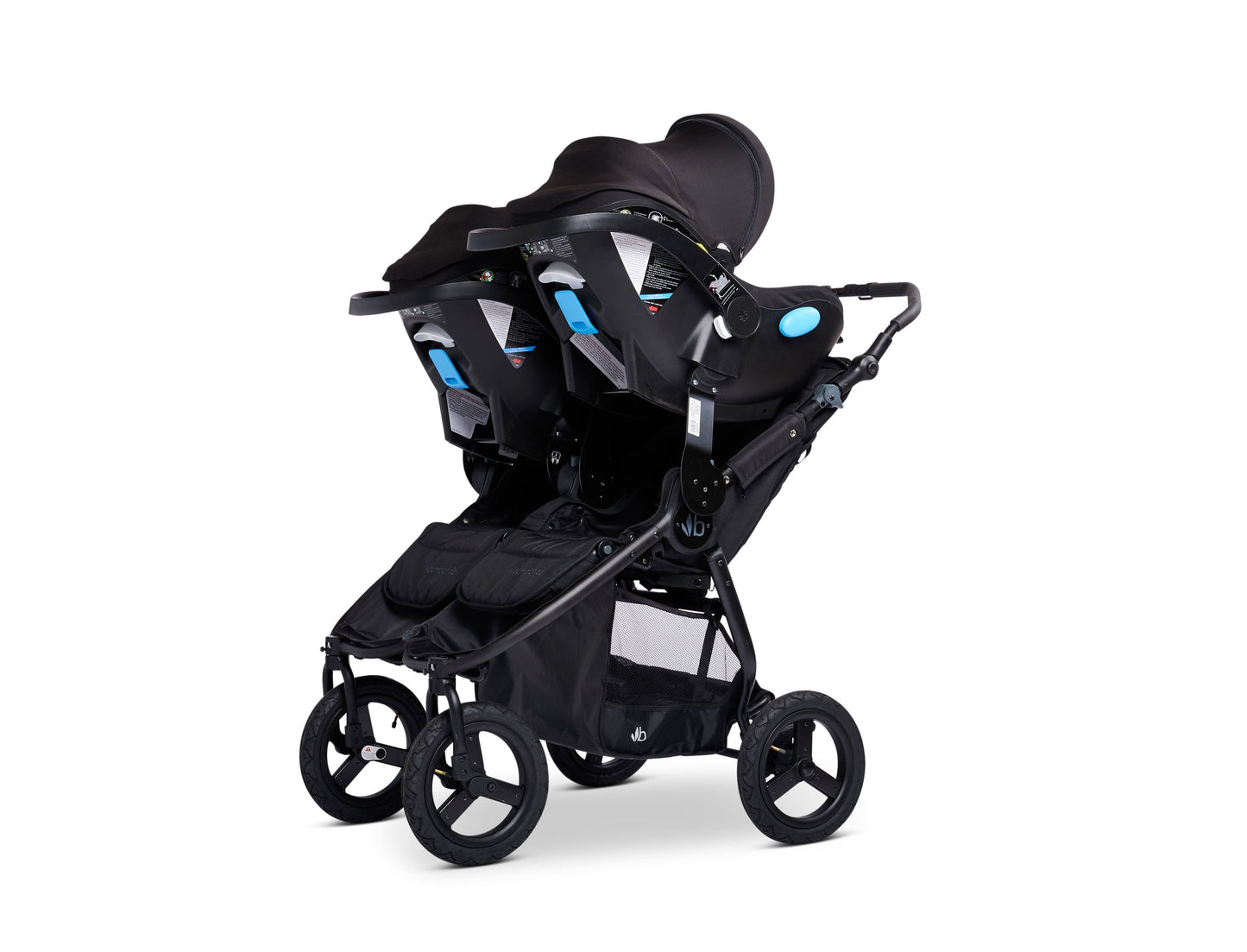 stroller that car seat attaches to Bumbleride Indie Twin Car Seat Adapter, Set