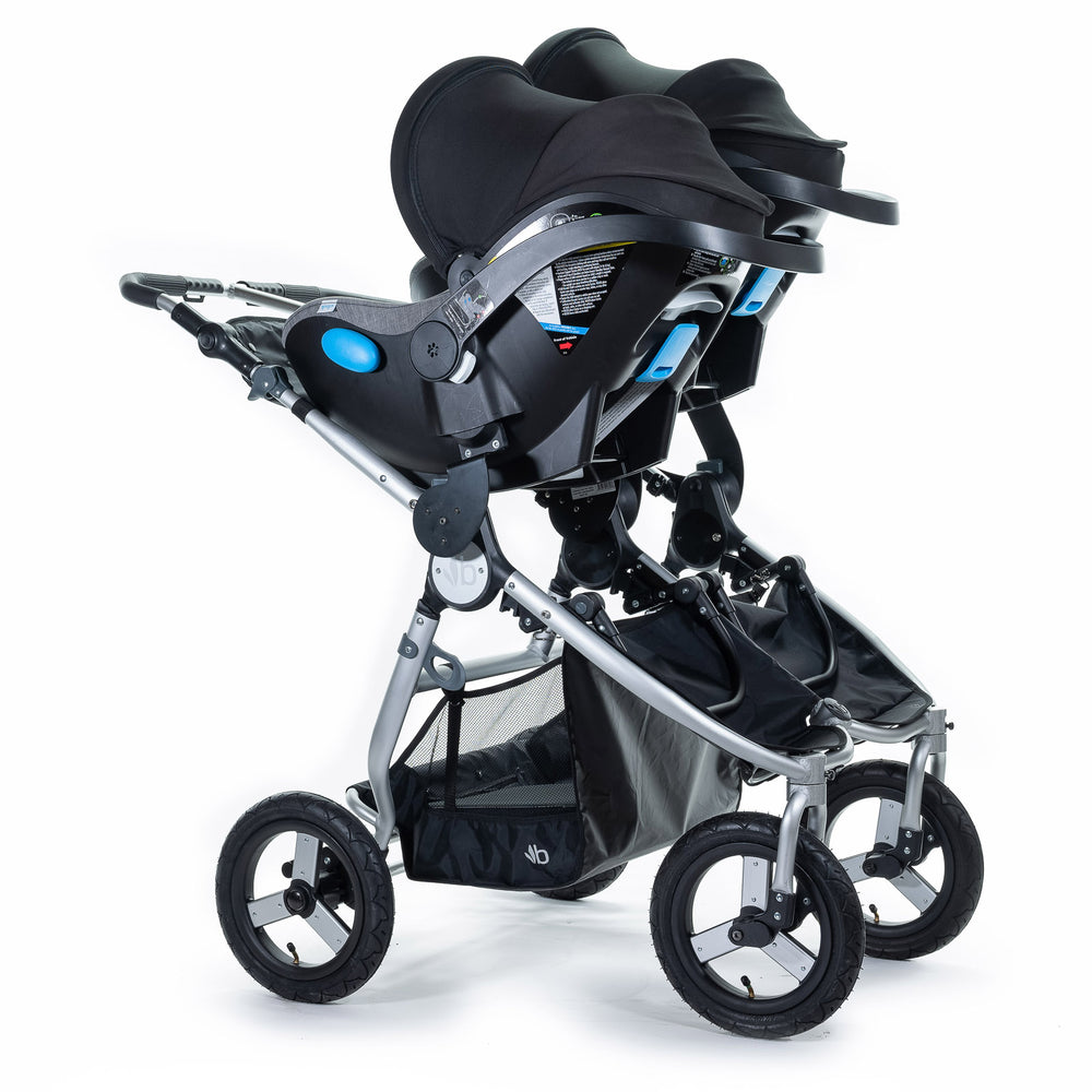 
                      
                        2020 Bumbleride Indie Twin Double Stroller with Indie Twin Car Seat Adapter SET - Dual Clek Liing Car Seats Attached (fabric removal optional).- Global
                      
                    