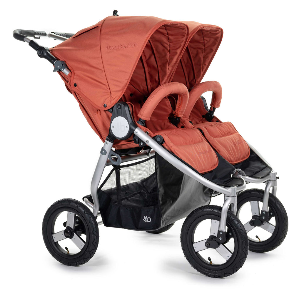 
                  
                    2020 Bumbleride Indie Twin Double Stroller in Clay - Front
                  
                