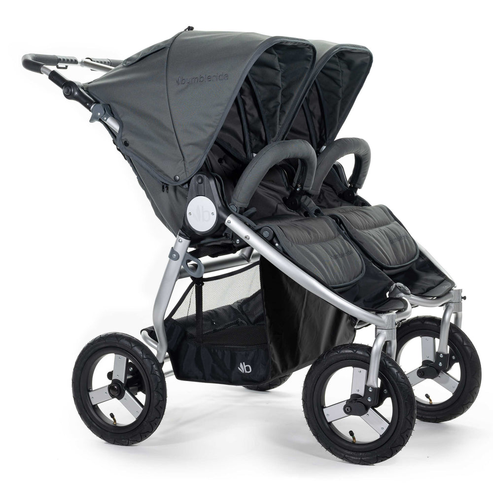 
                  
                    2020 Bumbleride Indie Twin Double Stroller in Dawn Grey - Front
                  
                
