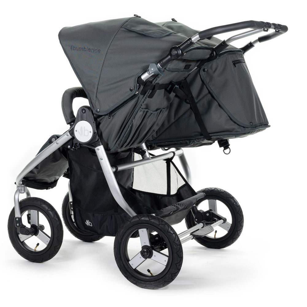 
                      
                        2020 Bumbleride Indie Twin Double Stroller in Dawn Grey - Back
                      
                    