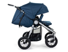 2020 Bumbleride Indie Twin Double Stroller in Maritime Blue - Profile