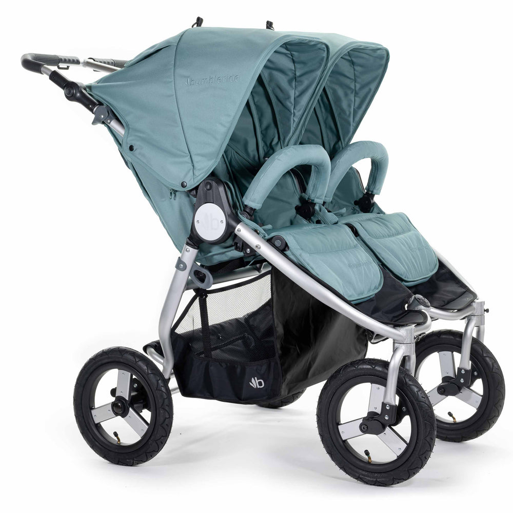 
                  
                    2020 Bumbleride Indie Twin Double Stroller in Sea Glass - Front
                  
                