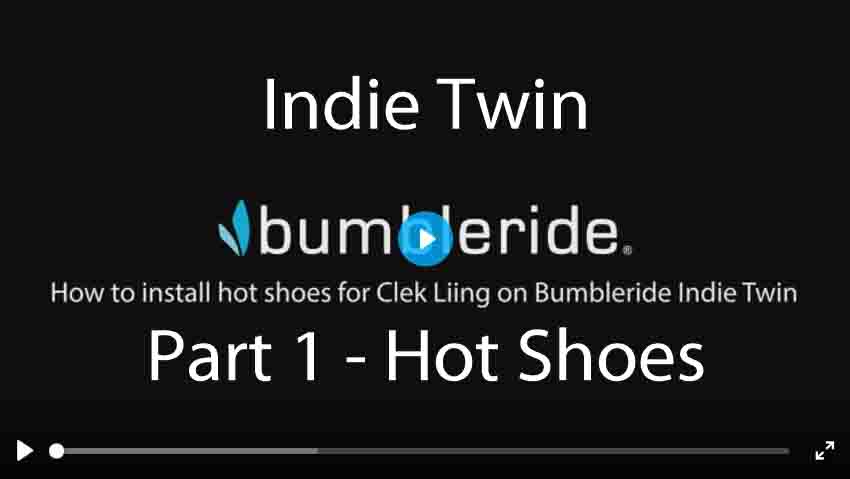 How To Install Clek Liing Car Seat on Bumbleride Indie Twin Double Stroller Video - Part 1 Installing Hot Shoes Global