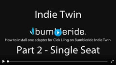 How To Install Clek Liing Car Seat on Bumbleride Indie Twin Double Stroller Video - Part 2 Installing Seat 1 of 2 - Lower Global